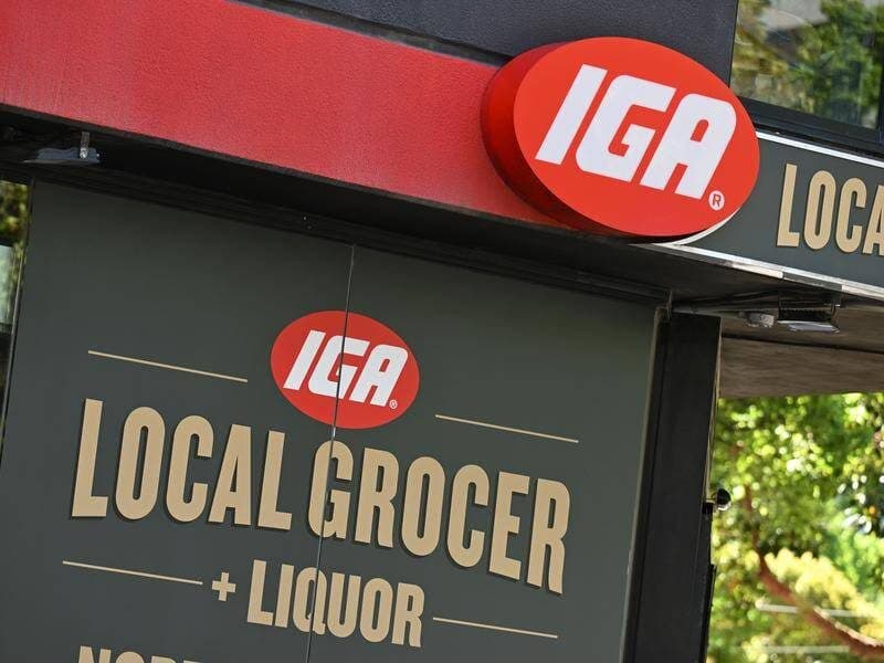 IGA Local Grocer and Liquor shopfront sign